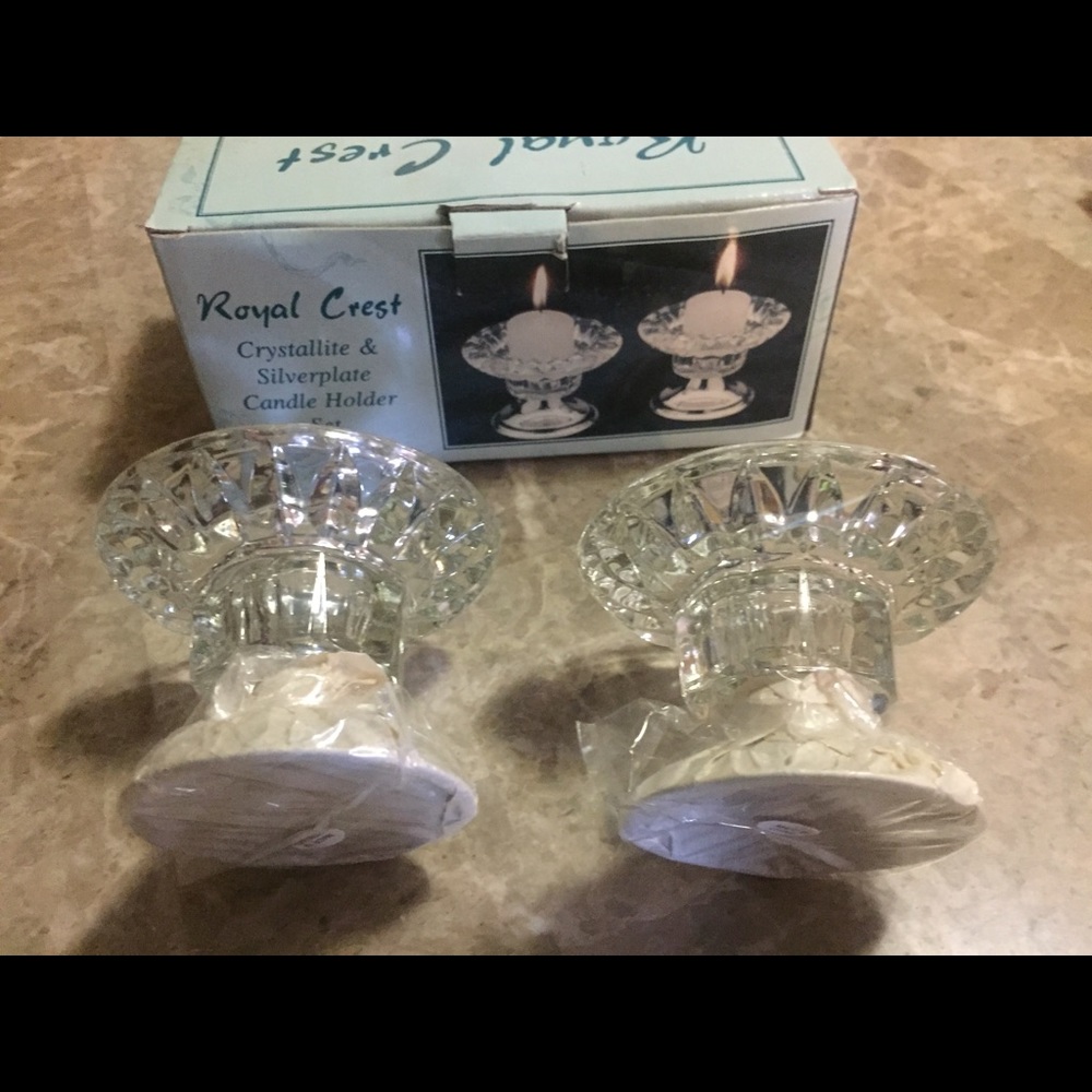 Candle Holder set (new in box)